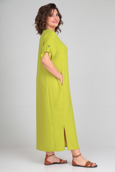 Платье Michel chic 2094/3 лаймовый - фото 5
