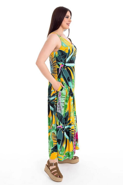 Сарафан Daloria 5017 желто-зеленый - фото 9