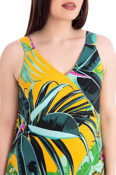 Сарафан Daloria 5017 желто-зеленый - фото 4