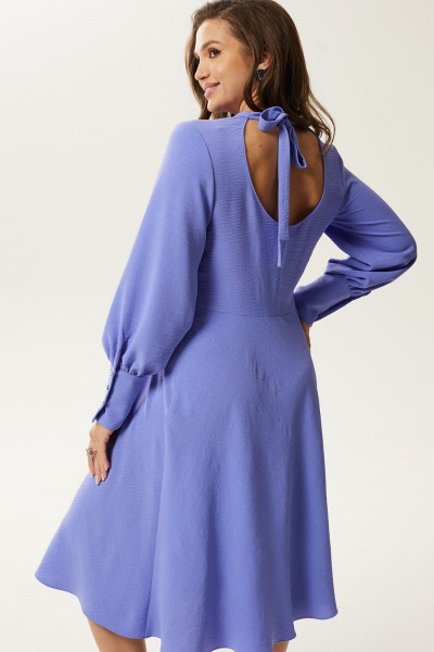 Платье летнее текстильное в синии и фиолетовых тонах Condra 4380 - фото 8
