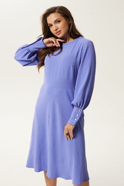 Платье летнее текстильное в синии и фиолетовых тонах Condra 4380 - фото 7