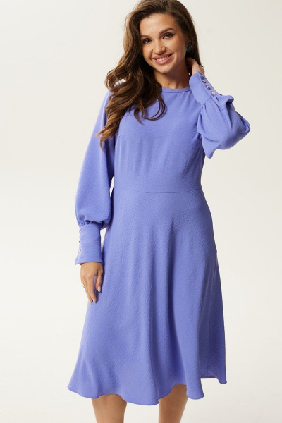 Платье летнее текстильное в синии и фиолетовых тонах Condra 4380 - фото 6