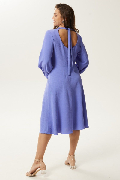 Платье летнее текстильное в синии и фиолетовых тонах Condra 4380 - фото 5