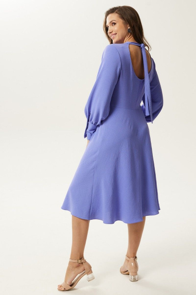 Платье летнее текстильное в синии и фиолетовых тонах Condra 4380 - фото 3