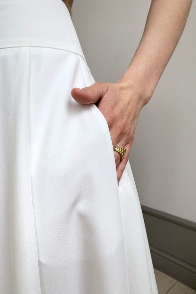 Длинная клёш юбка из вискозы с подкладкой HELEN BIRCH U021 - фото 6