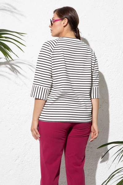 Джемпер свободного кроя с асимметричным карманом Femme & Devur 30740 1.54BF(170) - фото 5