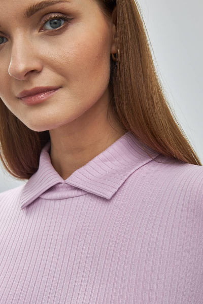 Джемпер облегающий с разрезом и стойкой Femme & Devur 30653 1.25F(170) - фото 3