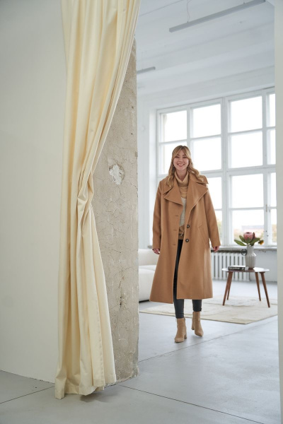 Пальто демисезонное на каждый день из пальтовой ткани BURVIN 8632-61 2 - фото 10