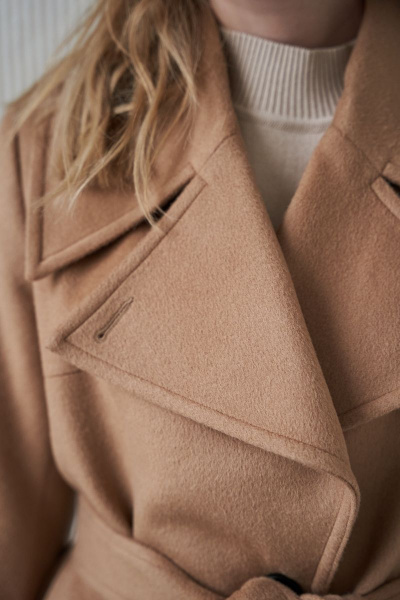 Пальто демисезонное на каждый день из пальтовой ткани BURVIN 8632-61 2 - фото 3