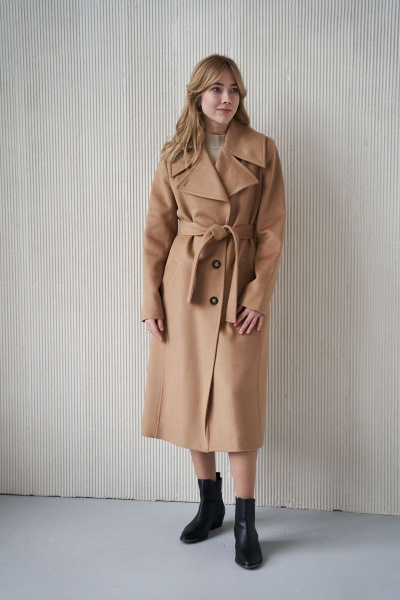 Пальто демисезонное на каждый день из пальтовой ткани BURVIN 8632-61 2 - фото 8