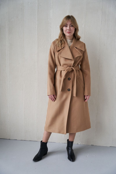 Пальто демисезонное на каждый день из пальтовой ткани BURVIN 8632-61 2 - фото 1