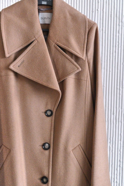 Пальто демисезонное на каждый день из пальтовой ткани BURVIN 8632-61 2 - фото 5