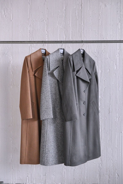 Пальто демисезонное на каждый день из пальтовой ткани BURVIN 8632-61 2 - фото 4