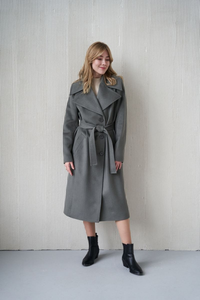 Пальто демисезонное на каждый день из пальтовой ткани BURVIN 8632-61 3 - фото 2