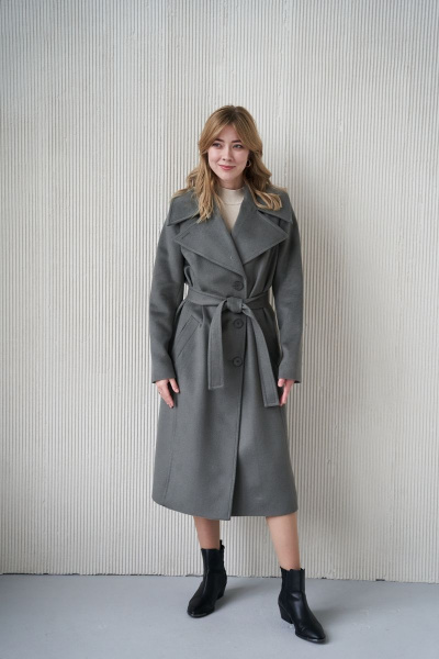 Пальто демисезонное на каждый день из пальтовой ткани BURVIN 8632-61 3 - фото 1