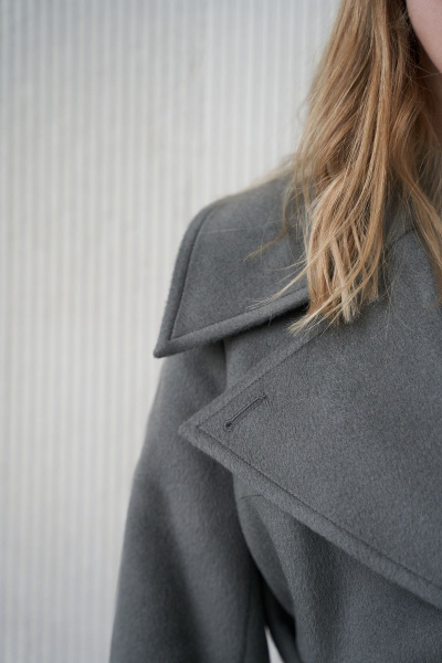 Пальто демисезонное на каждый день из пальтовой ткани BURVIN 8632-61 3 - фото 8