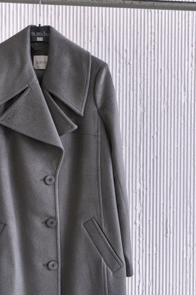 Пальто демисезонное на каждый день из пальтовой ткани BURVIN 8632-61 3 - фото 5