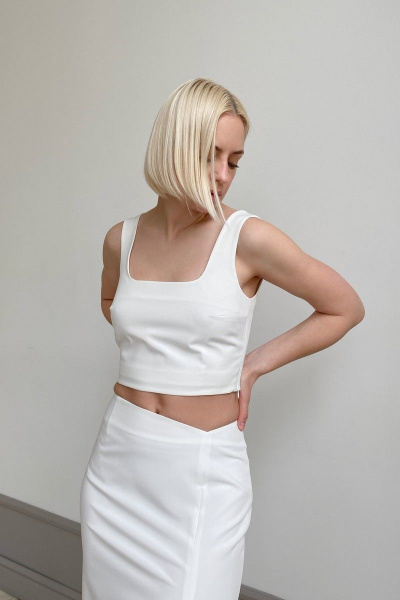 Топ HELEN BIRCH Т022b молочный - фото 1