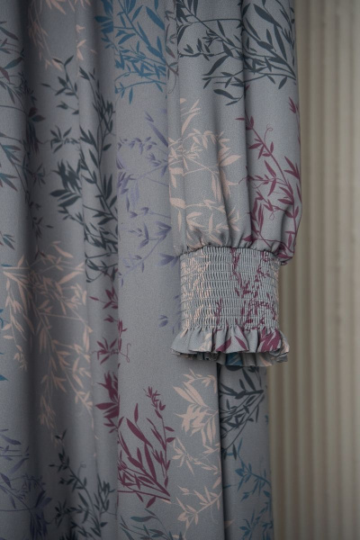 Платье на каждый день, нарядное, текстильное, голубое BURVIN 8770-81 2 - фото 3