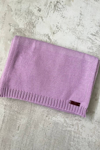 Шарф демисезонный розовый на каждый день 170х30 см BURVIN 9283-03 2 - фото 1