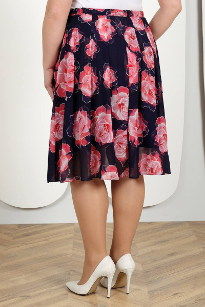 Юбка Ninele 5957 красные розы - фото 4