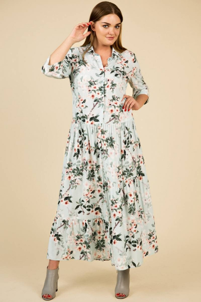 Платье Teffi Style L-1397 мята_2 - фото 1