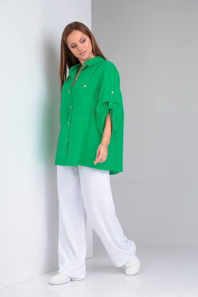 Рубашка TVIN 7625 зеленый - фото 4