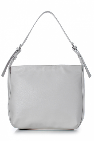 Белая сумка из экокожи с регулируемой ручкой Galanteya 45722.23с533к45 молочный - фото 2