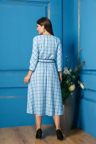 Платье Anastasia 311 голубой - фото 3