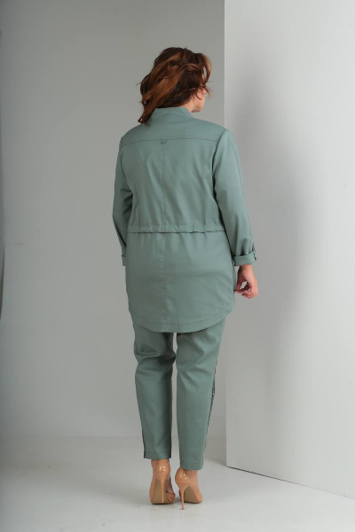 Брюки, жакет, футболка Tensi 273 светло-зеленый - фото 3