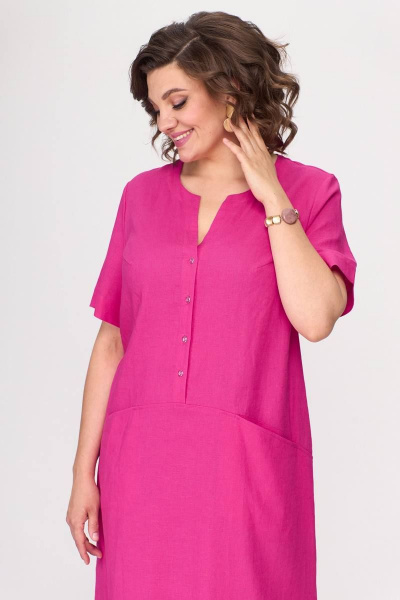 Платье Ollsy 1645 фуксия - фото 10