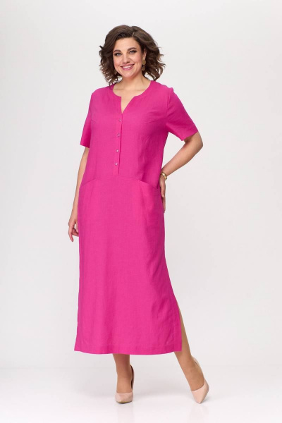 Платье Ollsy 1645 фуксия - фото 5