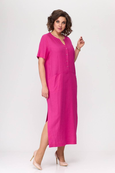 Платье Ollsy 1645 фуксия - фото 4