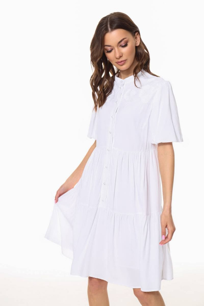 Платье Kaloris 2014 белый - фото 4