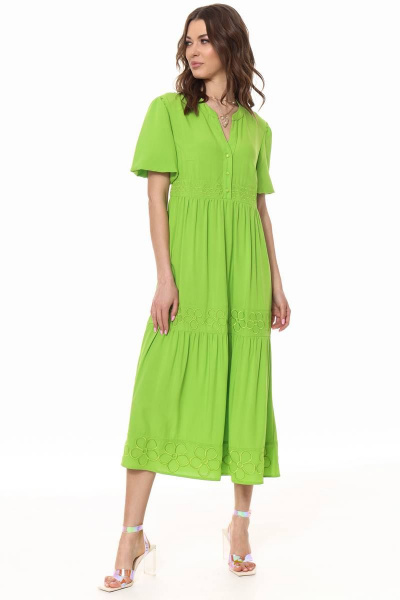 Платье Kaloris 2010 -2 зеленый - фото 11