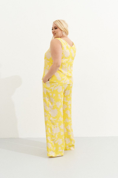 Летние широкие брюки из вискозы на резинке Ketty К-04260 - фото 6