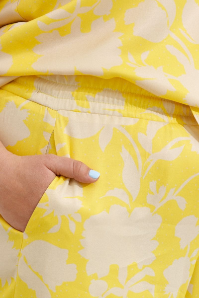 Летние широкие брюки из вискозы на резинке Ketty К-04260 - фото 4