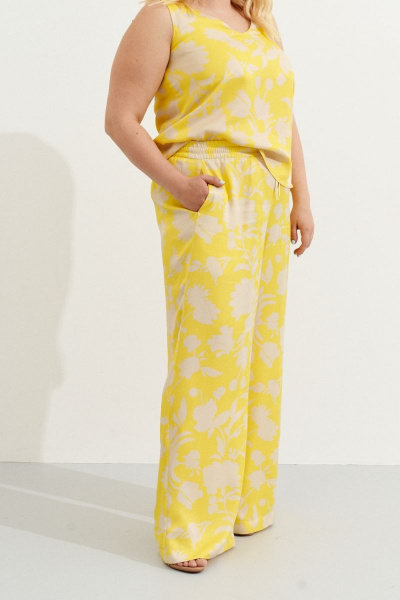 Летние широкие брюки из вискозы на резинке Ketty К-04260 - фото 2