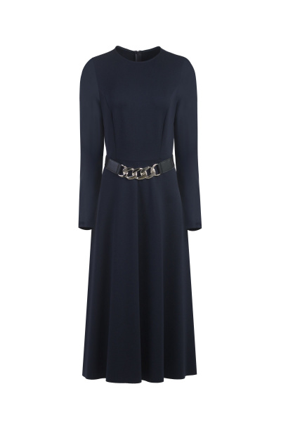 Платье из вискозы и трикотажа в стиле кэжуал Elema 5К-12263-1-170 синий - фото 1