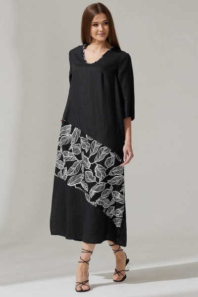 Платье Faufilure C1455 черный - фото 3