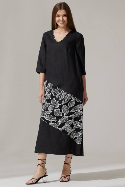 Платье Faufilure C1455 черный - фото 2