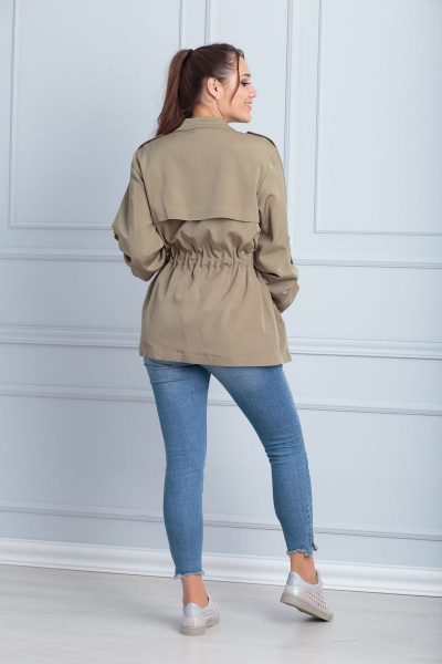 Жакет Anelli 728 хаки - фото 4