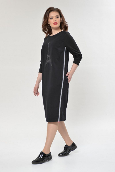 Платье Faufilure С884 черный - фото 1