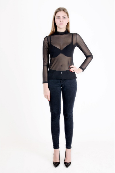 Круглогодичная водолазка из трикотажа с воротником-стойкой Mita ЖМ852 - фото 1