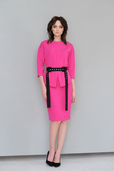 Блуза и юбка из хлопка на демисезон Motif 2080 - фото 1