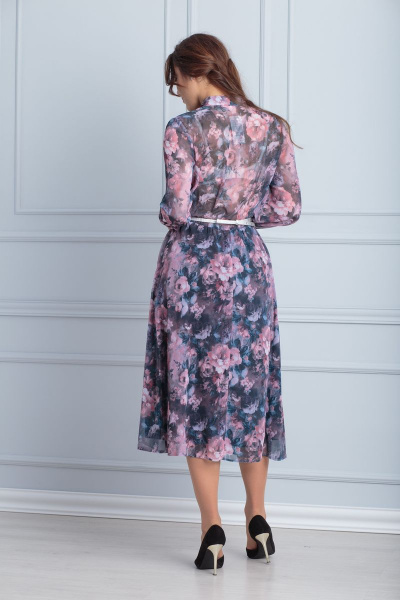 Платье Anelli 675 фиолетовый - фото 3