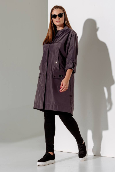 Плащ Olegran Д590 баклажан - фото 1