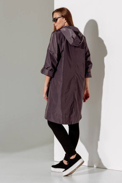 Плащ Olegran Д590 баклажан - фото 3