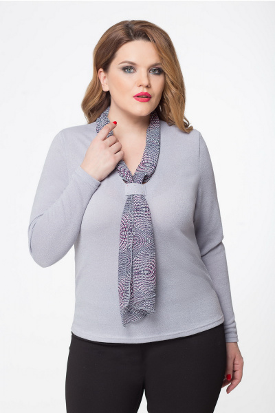 Джемпер Медея и К 1672 серый - фото 1