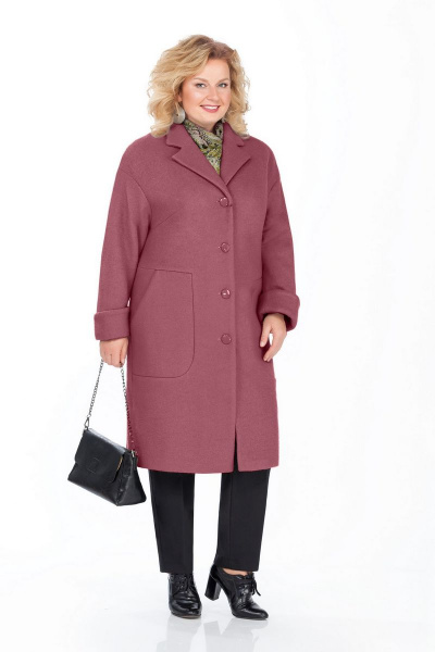 Пальто Pretty 787 бордо - фото 2